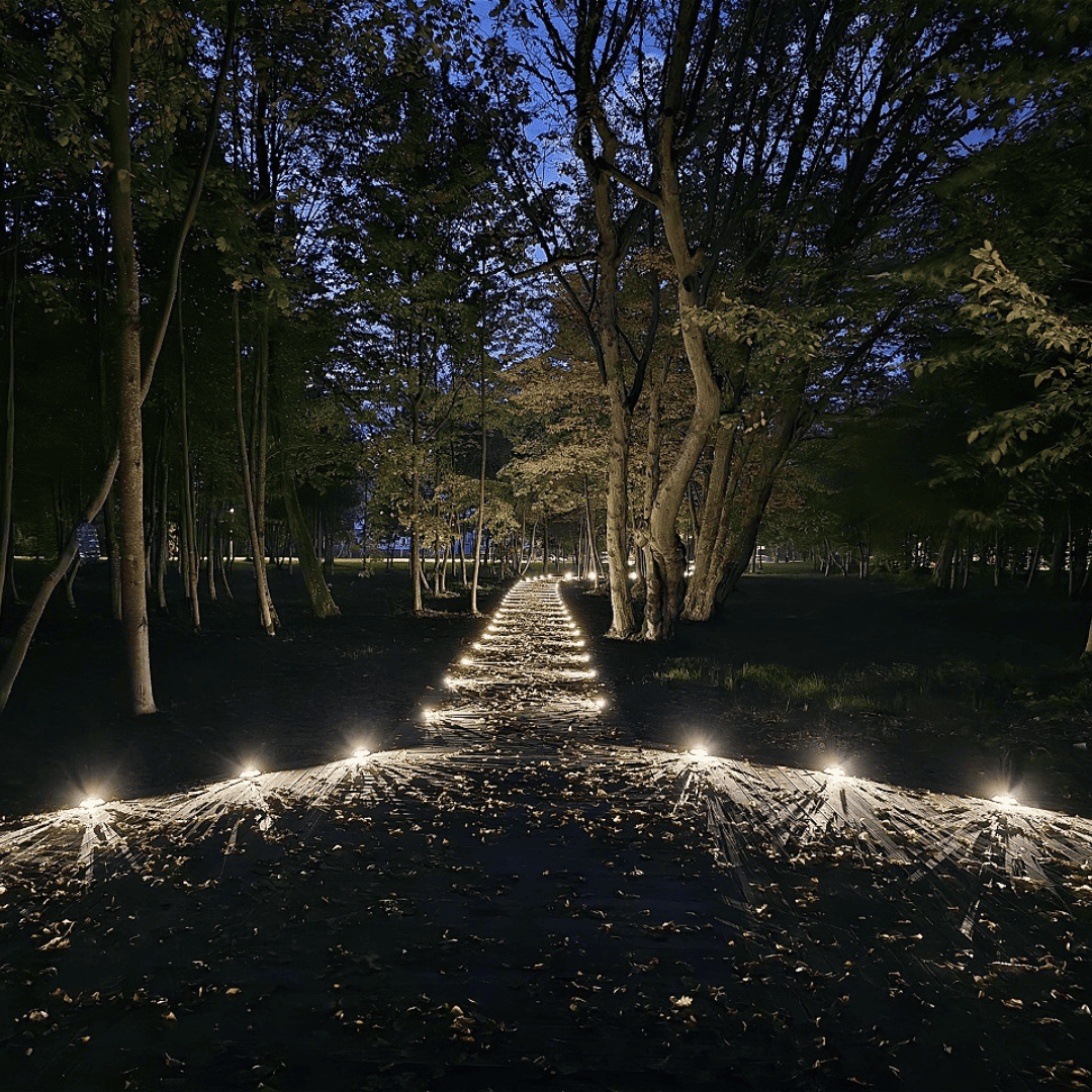 Благоустройство в парке Сосновка, Зеленоградск 