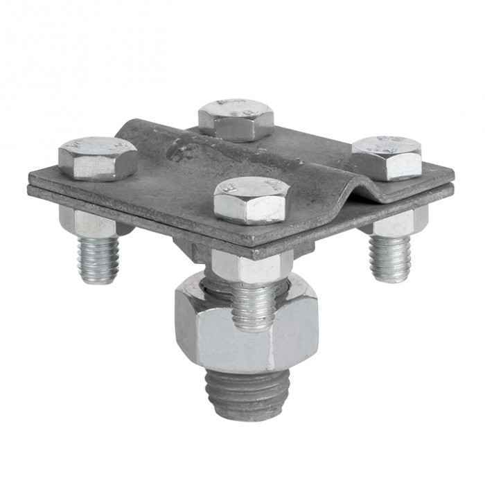 Соединитель "прут-заземлитель" 57*50 на шпильке М16*50 (РФ)