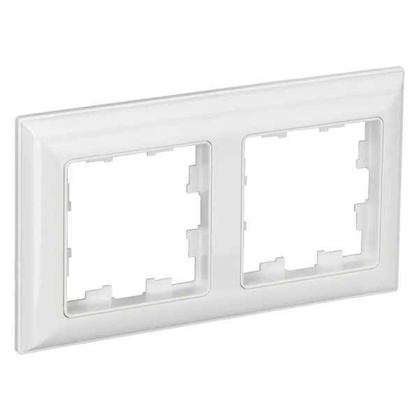 Рамка 2-местная белый BRITE IEK (РФ)