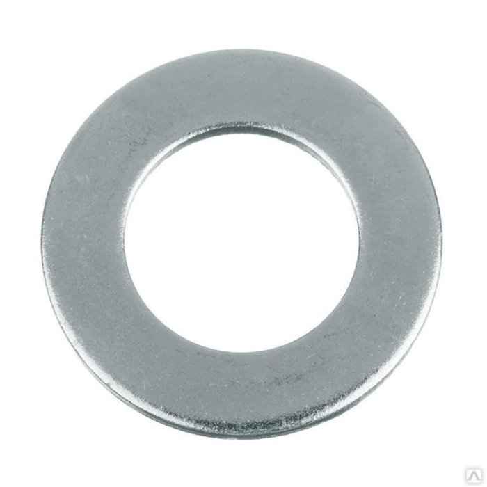 Шайба М14 плоская DIN125 цинк (РФ)
