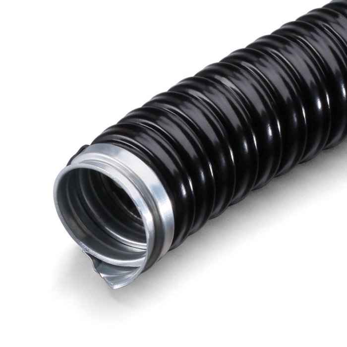 Металлорукав в ПВХ Р3-ЦП-МрМБ-НГ-LS 38мм 700Н (25м) Fortisflex (РФ)