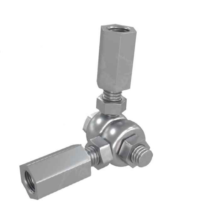 Кронштейн монтажный для крепления молниеприемника на наклонной поверхности (РФ)