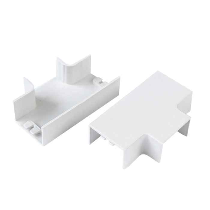 Тройник соединительный для кабель-канала 60х40 белый (4шт) Промрукав (РФ)