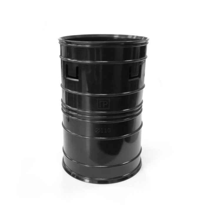 Муфта соединительная для двустенных труб 110мм черная Промрукав (РФ)